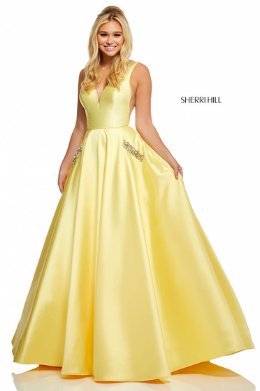 Rochie Sherri Hill 52726 Yellow