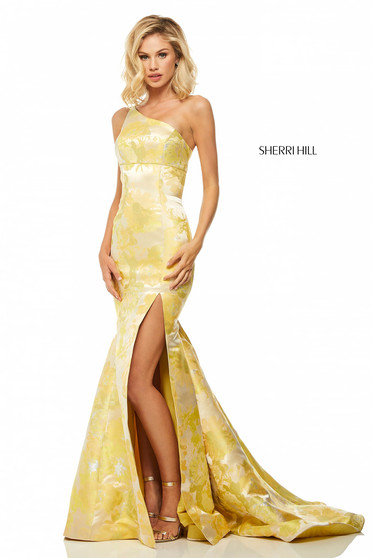 Rochie Sherri Hill 52731 Yellow