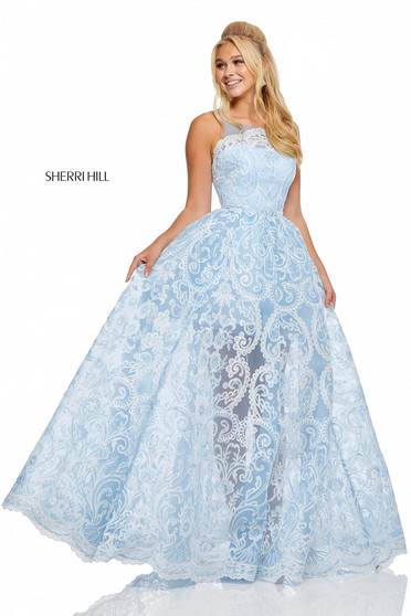 Rochie Sherri Hill 52758 Blue