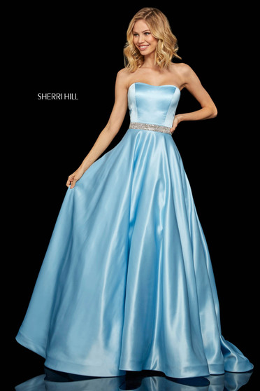 Rochie Sherri Hill 52776 LightBlue