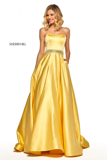 Rochie Sherri Hill 52776 Yellow