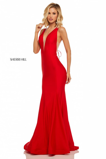 Rochie Sherri Hill 52780 Red