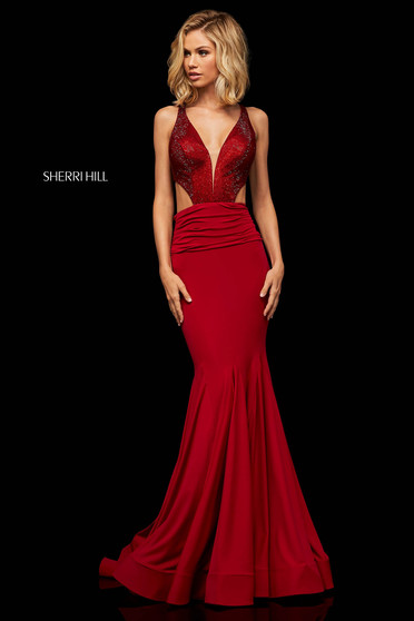 Rochie Sherri Hill 52793 Red
