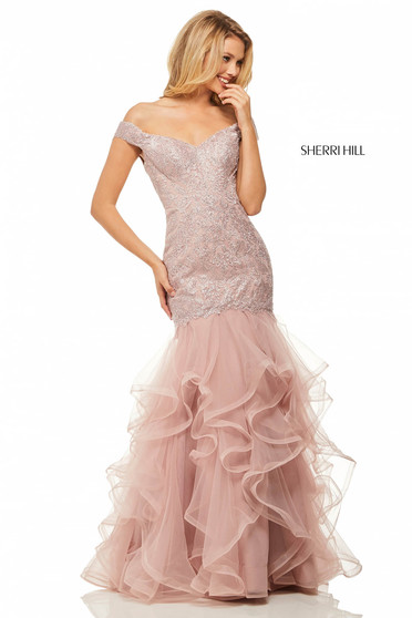 Rochie Sherri Hill 52811 Rosa