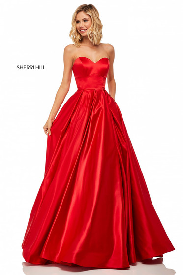 Rochie Sherri Hill 52850 Red