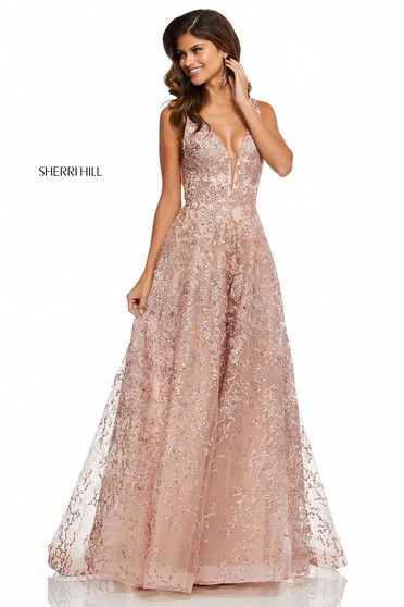 Rochie Sherri Hill 52877 LightPink
