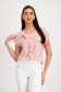 StarShinerS rosa women`s blouse short sleeve with ruffle details thin fabric 1 - StarShinerS.com