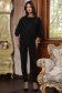 Bluza dama din lurex neagra cu maneci cazute si croi larg - StarShinerS 2 - StarShinerS.ro