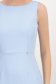 Rochie din stofa elastica albastru-deschis pana la genunchi tip creion - StarShinerS 6 - StarShinerS.ro