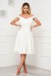 StarShinerS white occasional elegant cloche dress with a cleavage off shoulder flexible thin fabric/cloth 3 - StarShinerS.com