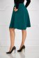 Green skirt cloche midi with pockets slightly elastic fabric - StarShinerS 3 - StarShinerS.com