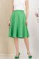 Fusta din stofa verde midi in clos cu buzunare - StarShinerS 7 - StarShinerS.ro