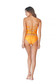 Costum de baie Cosita Linda portocaliu de lux intreg cu volanase cu spatele gol 5 - StarShinerS.ro