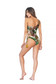 Cosita Linda green luxurious altogether asymmetrical swimsuit with floral prints 3 - StarShinerS.com