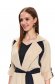Palton din material neelastic nude cu croi larg accesorizat cu cordon - Top Secret 4 - StarShinerS.ro