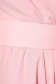 Rochie Ana Radu roz deschis de lux lunga pe umar in clos din voal accesorizata cu cordon 4 - StarShinerS.ro
