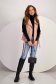 Dusty Pink Faux Leather Biker Vest accessorized with zippers - SunShine 4 - StarShinerS.com