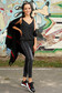 Black cardigan casual knitted with fringes short sleeves long 6 - StarShinerS.com