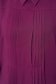 Purple dress occasional a-line midi with collar cloth long sleeve with pockets transparent sleeves 4 - StarShinerS.com