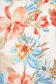 Bluza dama StarShinerS alba casual din material usor elastic material creponat cu imprimeuri florale cu maneca 3/4 4 - StarShinerS.ro