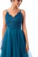 Ana Radu turquoise long cloche dress 3 - StarShinerS.com