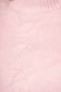 Pulover SunShine roz prafuit casual scurt cu croi larg din material tricotat 4 - StarShinerS.ro