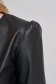 Rochie din piele ecologica neagra midi in clos cu accesoriu tip curea - SunShine 6 - StarShinerS.ro