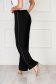 Black trousers elegant high waisted with crystal embellished details 2 - StarShinerS.com