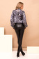 Black trousers with pockets high waisted straight from ecological leather 3 - StarShinerS.com
