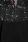 Dress black with v-neckline with net accessory mermaid dress occasional peplum 4 - StarShinerS.com