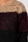 Pulover din material pufos tricotat negru cu croi larg - Top Secret 4 - StarShinerS.ro