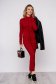 Rochie SunShine rosie casual lunga de zi tip creion pe gat tricotata cu un croi cambrat 3 - StarShinerS.ro