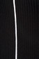 Black dress casual daily long pencil with turtle neck knitted arched cut 5 - StarShinerS.com