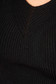 Pulover SunShine negru casual tricotat scurt si mulat cu decolteu in v si maneci lungi 4 - StarShinerS.ro