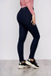 Darkblue trousers casual denim high waisted conical with pockets 2 - StarShinerS.com