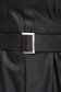 Rochie din piele ecologica neagra scurta cu un croi drept si maneci bufante - SunShine 5 - StarShinerS.ro