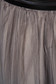 Fusta SunShine gri casual midi in clos din tul cu elastic in talie si captusita pe interior 5 - StarShinerS.ro