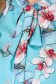Women`s blouse StarShinerS lightblue elegant short cut from veil fabric with floral print 4 - StarShinerS.com