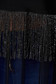 StarShinerS black women`s blouse casual long asymmetrical jersey with fringes 4 - StarShinerS.com