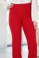 Pantaloni din stofa elastica rosii lungi evazati - StarShinerS 3 - StarShinerS.ro