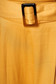 Pantaloni Top Secret galbeni casual cu croi larg din material subtire cu talie inalta 4 - StarShinerS.ro