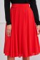 - StarShinerS midi cloche from veil fabric high waisted red skirt 3 - StarShinerS.com