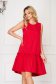 StarShinerS red dress daily short cut cloth from elastic fabric with easy cut sleeveless 1 - StarShinerS.com