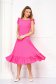 Pink elegant midi StarShinerS dress cloth 3 - StarShinerS.com