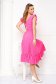 Pink elegant midi StarShinerS dress cloth 2 - StarShinerS.com