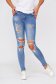 Blue jeans casual skinny jeans high waisted with ruptures 6 - StarShinerS.com