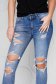 Blue jeans casual skinny jeans high waisted with ruptures 4 - StarShinerS.com