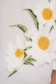 Rochie din material elastic alba midi in clos cu volanase la maneca si broderie florala unica - StarShinerS 5 - StarShinerS.ro