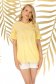 Yellow women`s blouse casual flared cotton 1 - StarShinerS.com