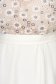 Rochie StarShinerS alba midi de ocazie in clos din tesatura fluida si ghipură 6 - StarShinerS.ro
